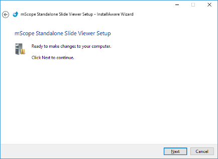Assistant d'installation prêt à installer